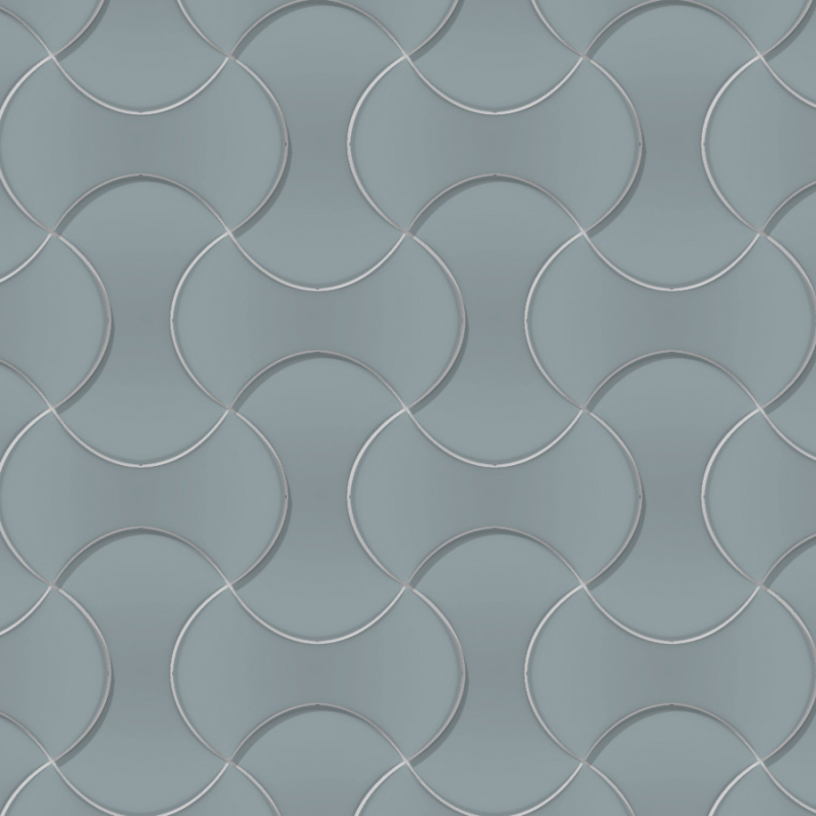 Terratinta Ceramics Мозаика, керамогранит Norse Knit Matt Azure Mist mosaic 30x30 / 9.5