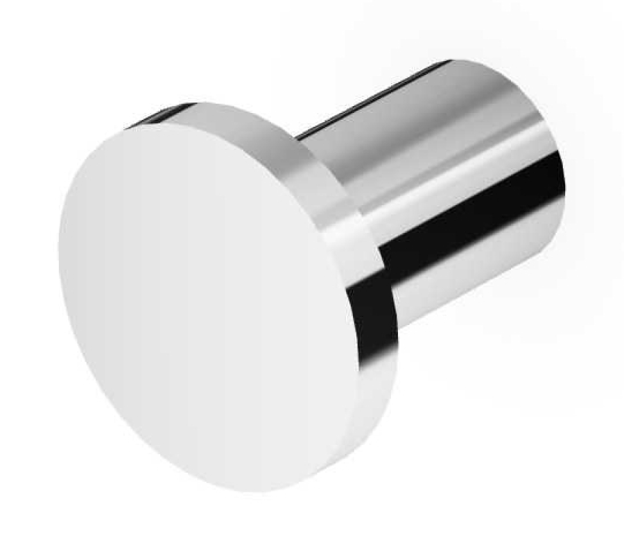 Крючок Zucchetti Pan, настенный, для полотенец/халатов, цвет хром