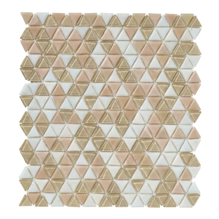 Sicis Смальтовая мозаика Trigono Blends Mosaic Marcel chips size 19x21 mm sheet-size 284x300 mm