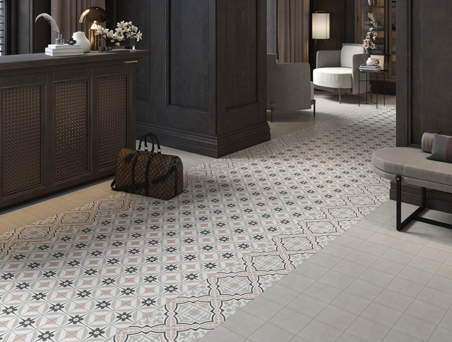 Sartoria Керамогранит Decorata Grigio Matt 15x15 - изображение 3