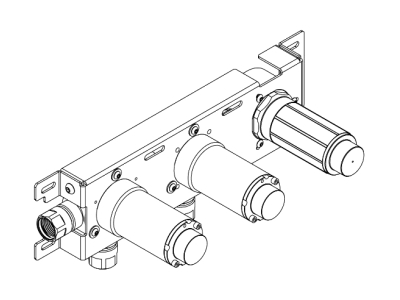 Скрытая часть CeaDesign BUILT-IN PARTS PWF04 для встраиваемого смесителя, PWF 04