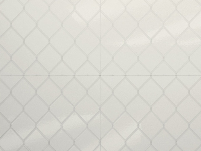 На изображении товар Iris Ceramica Керамическая плитка Diesel Fence White glossy 20x20 от официального представителя в Москве