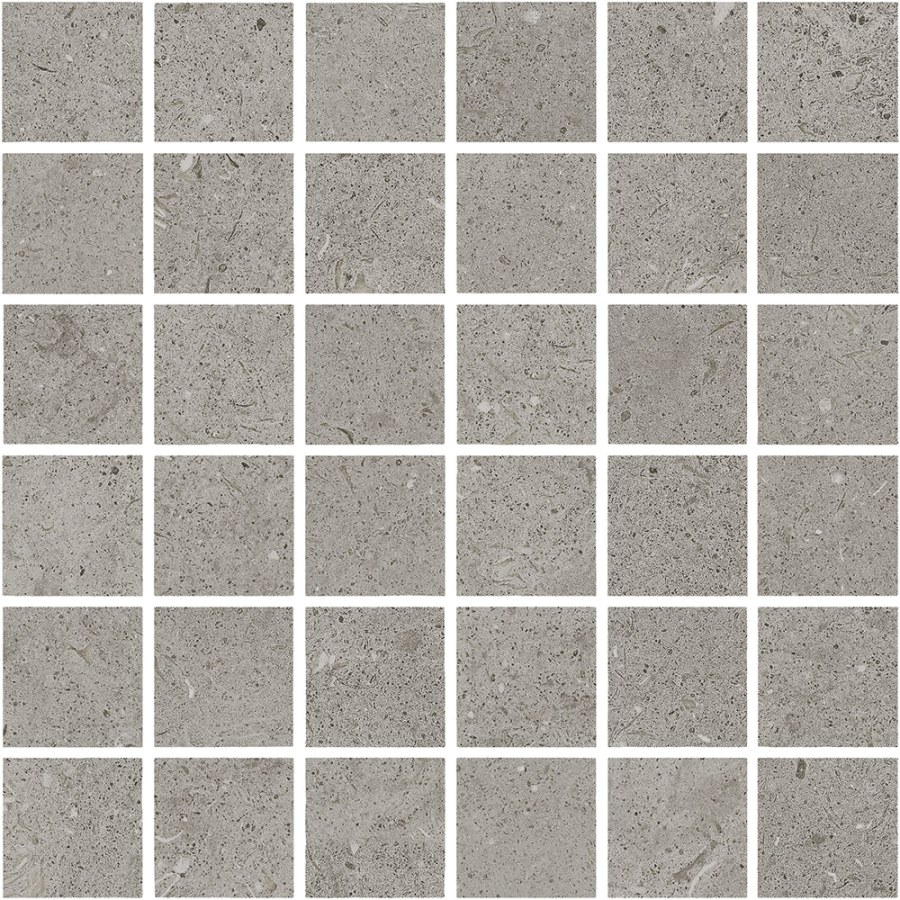 Terratinta Ceramics мозаика, керамогранит Lagom Carved Smoke Mosaic 30x30 (5x5) / 9.5