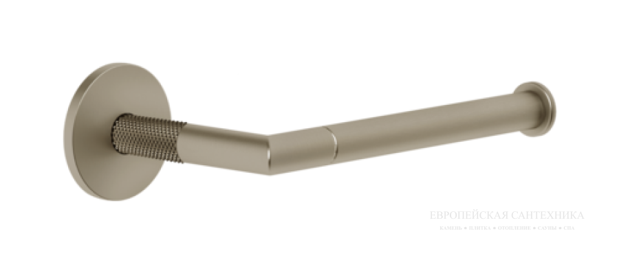 Бумагодержатель Gessi Anello, настенный, без крышки, цвет Finox Brushed Nickel