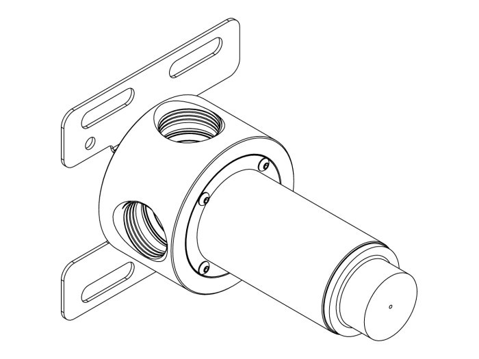 На изображении товар Скрытая часть для встраиваемого смесителя CeaDesign UCS 03 от официального представителя в Москве