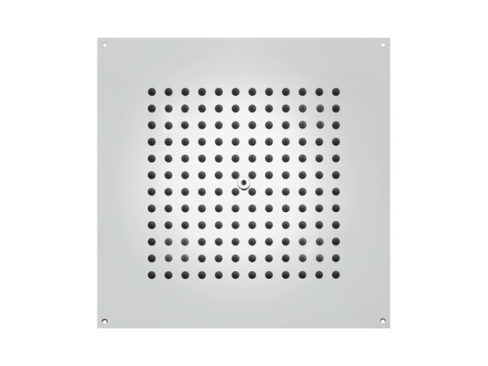 На изображении товар Верхний душ Bossini Dream Flat  370х370 мм, встраиваемый в потолок, с гибкой подводкой для подсоединения к водоснабжению, цвет хром от официального представителя в Москве