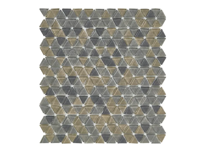 На изображении товар Sicis Смальтовая мозаика Trigono Blends Mosaic Gabo chips size 19x21 mm sheet-size 284x300 mm от официального представителя в Москве