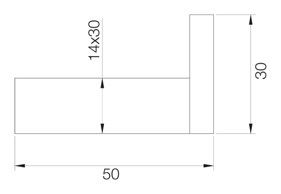 Крючок одинарный Carlo Frattini Quadra, цвет хром - изображение 1