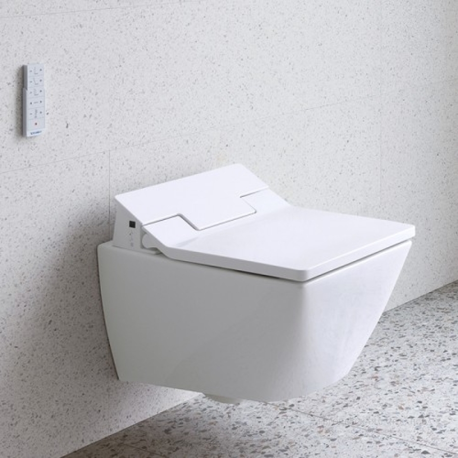 Унитаз подвесной Duravit Vero Viu Rimless, 370x570 мм, белый