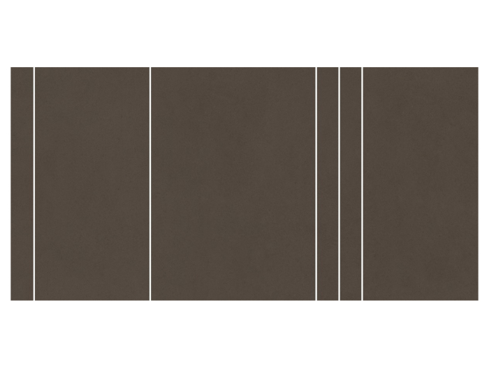 На изображении товар Living Ceramics Керамогранит Cava Pattern 2 Brown Natural 14,8x29,8 от официального представителя в Москве