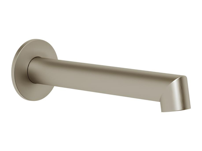 На изображении товар Излив для ванны Gessi Anello, настенный, цвет Finox Brushed Nickel от официального представителя в Москве