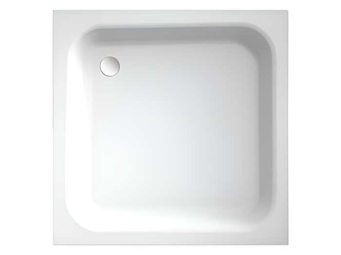 На изображении товар Поддон для душа Bette Ultra 1100 x 1100 мм, сталь эмалированная, цвет белый от официального представителя в Москве