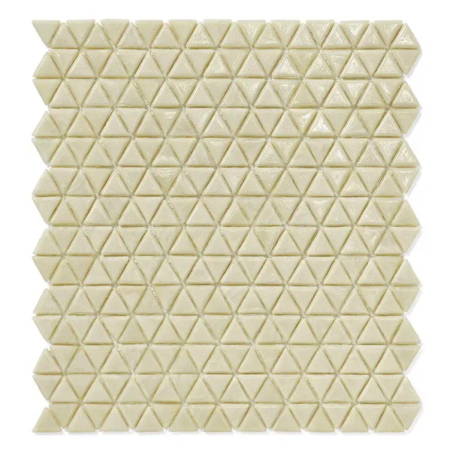 Sicis Смальтовая мозаика Trigono Mosaic Avorio chips size 19x21 mm sheet-size 284x300 mm