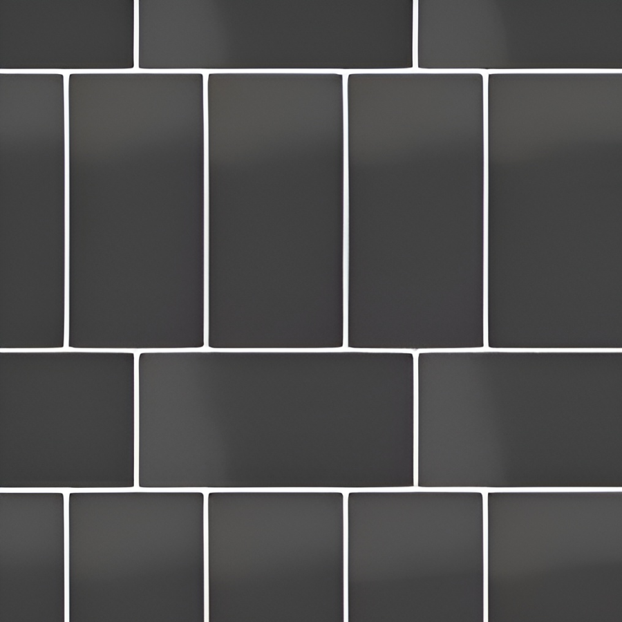 Micro. Керамогранит Microtiles Rough Glaze Black 30,1x30,1