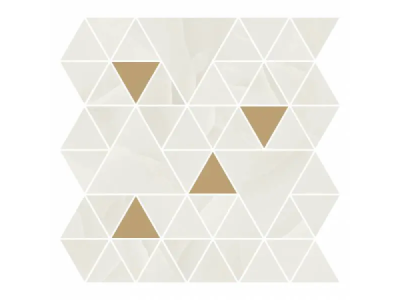 REFIN Керамогранит PRESTIGIO ONYX WHITE MOSAICO T LUCIDO R 30x30