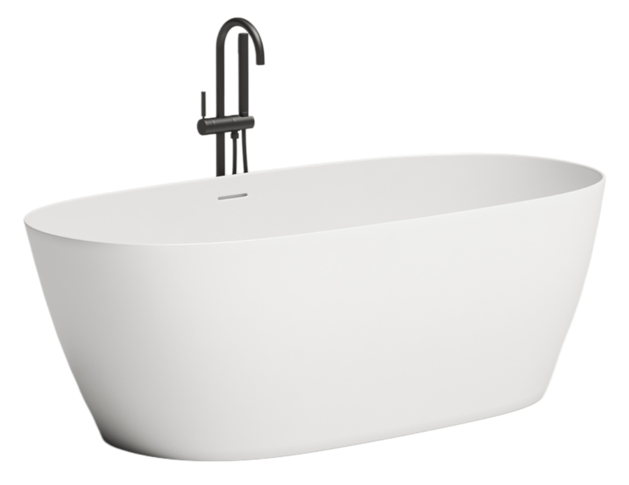 Ванна Salini Sofia 1700х800х605h мм, донный клапан Up&Down, сифон, интегрированный слив-перелив,  цвет белый глянцевый