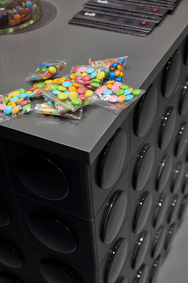 Плитка Tonalite Cerchio, керамическая, 15×15 см, керамический круг 10 см, цвет чёрный, глянцевый - изображение 2