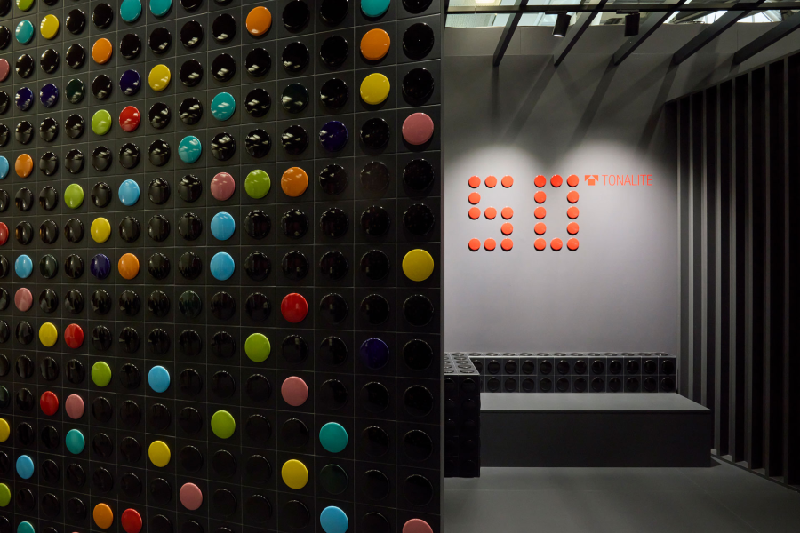 Плитка Tonalite Cerchio, керамическая, 15×15 см, керамический круг 10 см, цвет чёрный, глянцевый - изображение 10