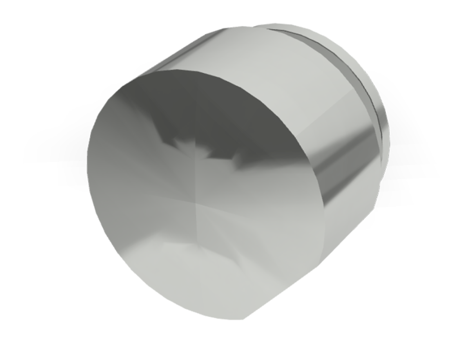 Запорный вентиль Carlo Frattini SO, с подключением на 1/2", без ручек, внешняя часть, цвет хром