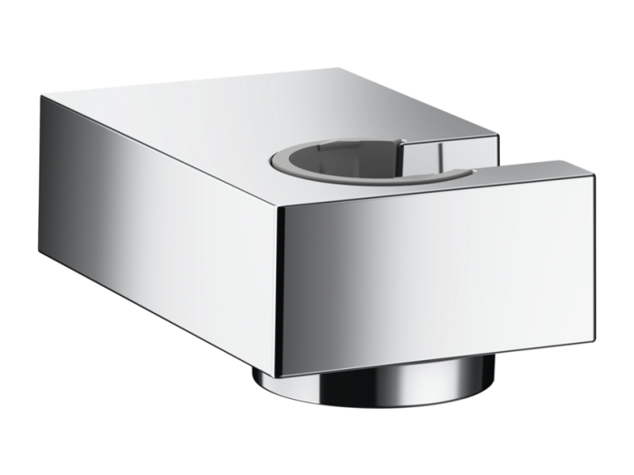 На изображении товар Держатель для душа, Hansgrohe Porter E, для ручной лейки, цвет Хром от официального представителя в Москве