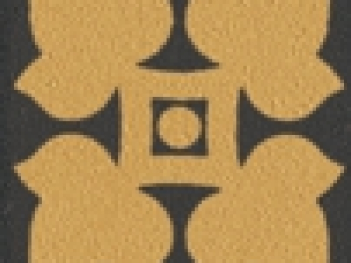 На изображении товар CERAMICHE GRAZIA Вставка OLD ENGLAND TOZZETTO DECORO BLACK 4X4 LEEDS от официального представителя в Москве