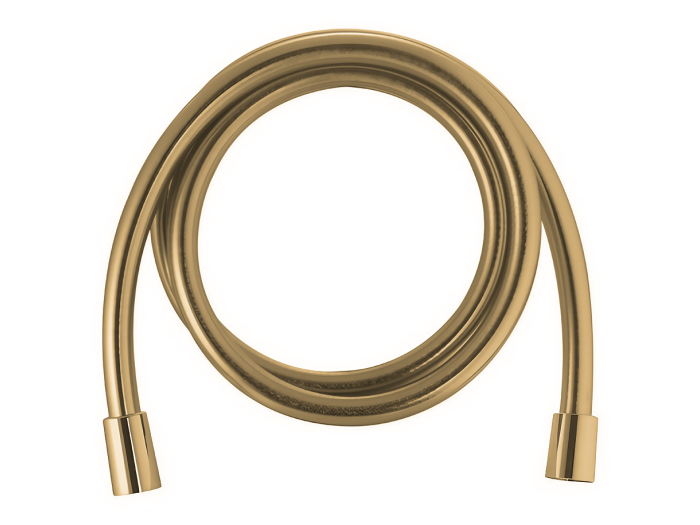 На изображении товар Шланг Carlo Frattini 150 мм, хромалюкс, гибкий, цвет золото брашированное от официального представителя в Москве