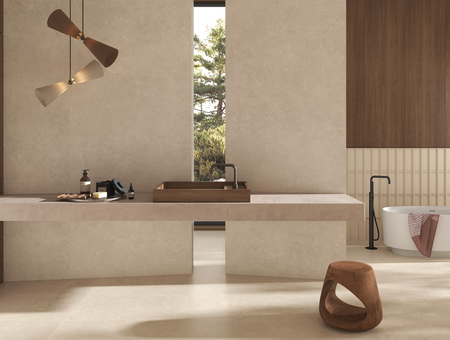 Terratinta  Ceramics керамогранит Less Matt rectified Beige 120x280 (on A-frame) / 6.5 - изображение 3