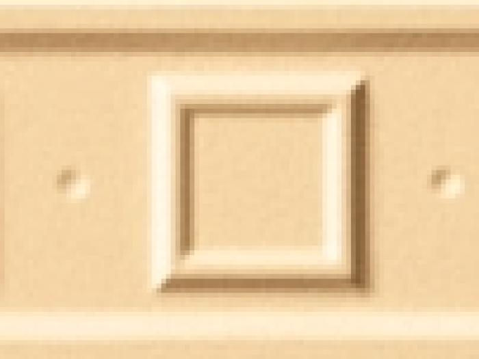 На изображении товар CERAMICHE GRAZIA Бордюр ELECTA SQUARE 6,5X20 APRICOT MATT от официального представителя в Москве