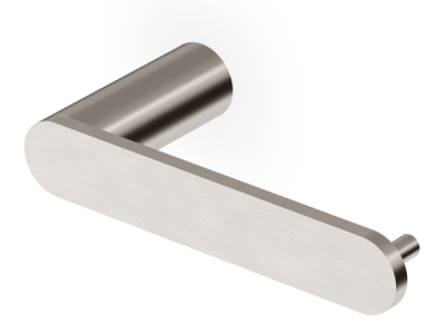 На изображении товар Бумагодержатель Zucchetti Isy22, настенный, L. 158 мм, цвет Brushed Nickel от официального представителя в Москве
