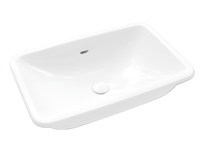 На изображении товар Раковина Villeroy&Boch Loop&Friends для установки под столешницу 615x380 мм, цвет  альпийский белый Ceramic Plus от официального представителя в Москве