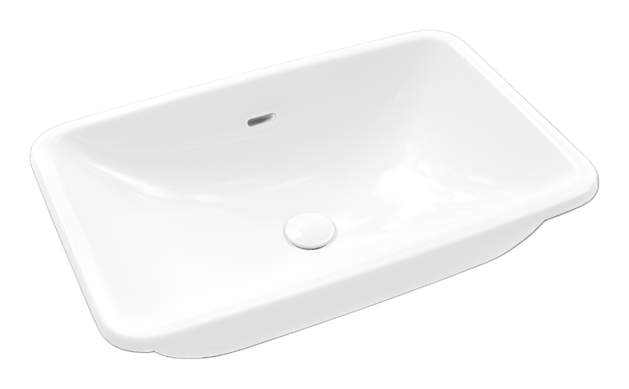 Раковина Villeroy&Boch Loop&Friends для установки под столешницу 615x380 мм, цвет  альпийский белый Ceramic Plus - изображение 1