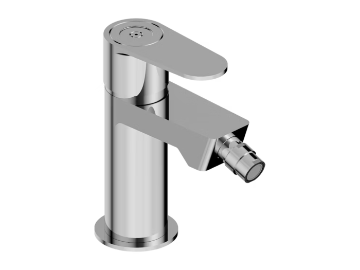 На фото Смеситель для биде THG Zoom, однорычажный, c донным клапаном, цвет Graphite PVD На изображении товар Смеситель для биде THG Zoom, однорычажный, c донным клапаном, цвет Graphite PVD от официального представителя в Москве