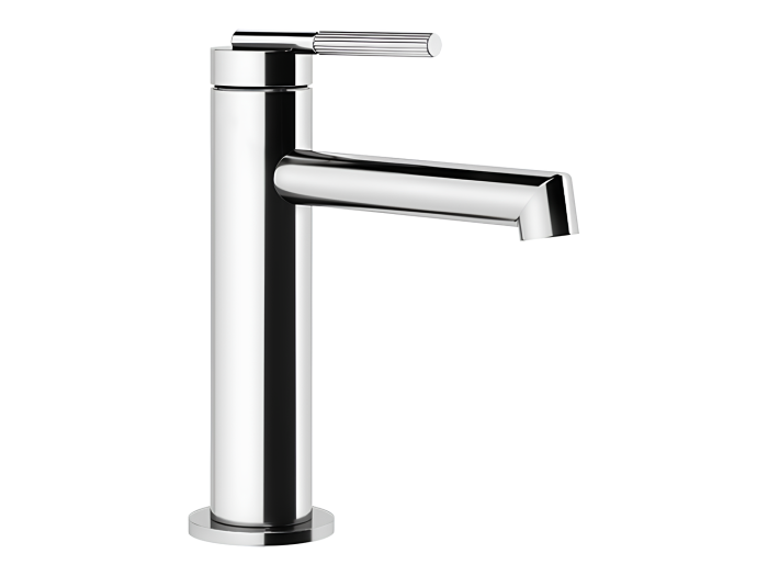 На изображении товар Cмеситель для раковины Gessi Ingranaggio, однорычажный, без донного клапана, цвет Chrome от официального представителя в Москве