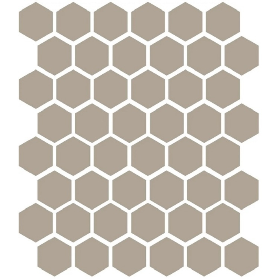 Etruria Керамогранит Xxs Esagono 5X5.7 Su Rete Monocolore Grigio