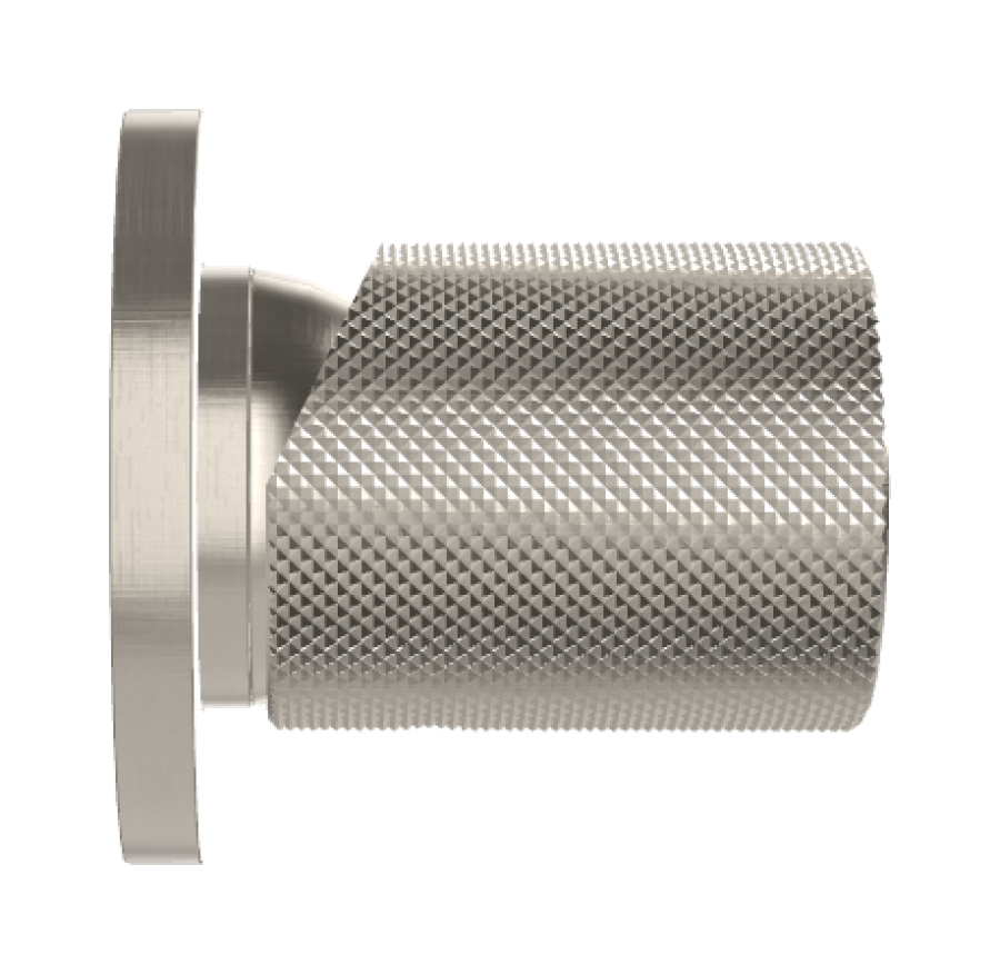 Смеситель для душа Carlo Frattini Spillo Tech, ручка G Collection, Ø70 мм, внешняя часть, цвет никель брашированный - изображение 2