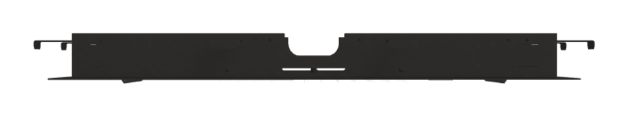 Верхний душ Carlo Frattini Harmonia, потолочный, с защитой от известкового налёта, с LED подсветкой для хромотерапии, пультом, аудио/bluetooth, 700x400 мм, цвет чёрный матовый - изображение 1