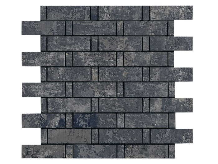 На изображении товар La Fabbrica Ava Керамогранит Artile Muretto Black Gold Nat/Ret 30x30 от официального представителя в Москве