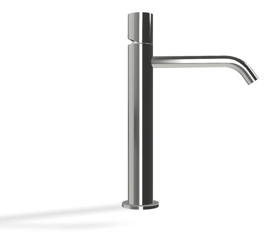 Смеситель для раковины Carlo Frattini SO, с 2 гибкими шлангами, без донного клапана, без ручки, L-205 мм, цвет хром - изображение 2