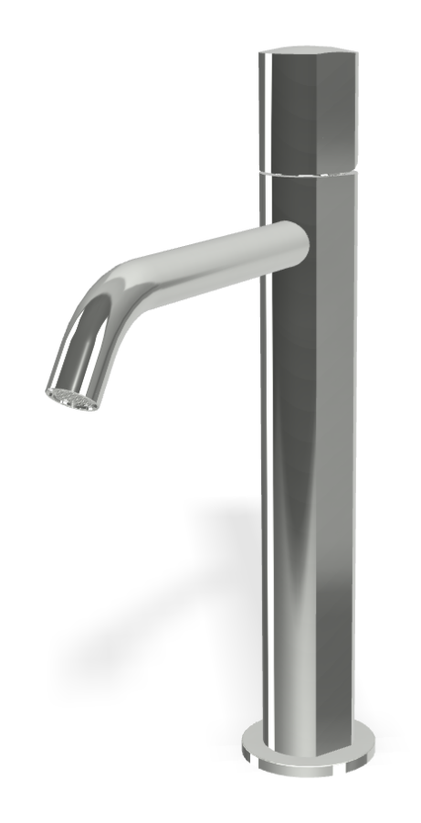 Смеситель для раковины Carlo Frattini SO, с 2 гибкими шлангами, без донного клапана, без ручки, L-205 мм, цвет хром