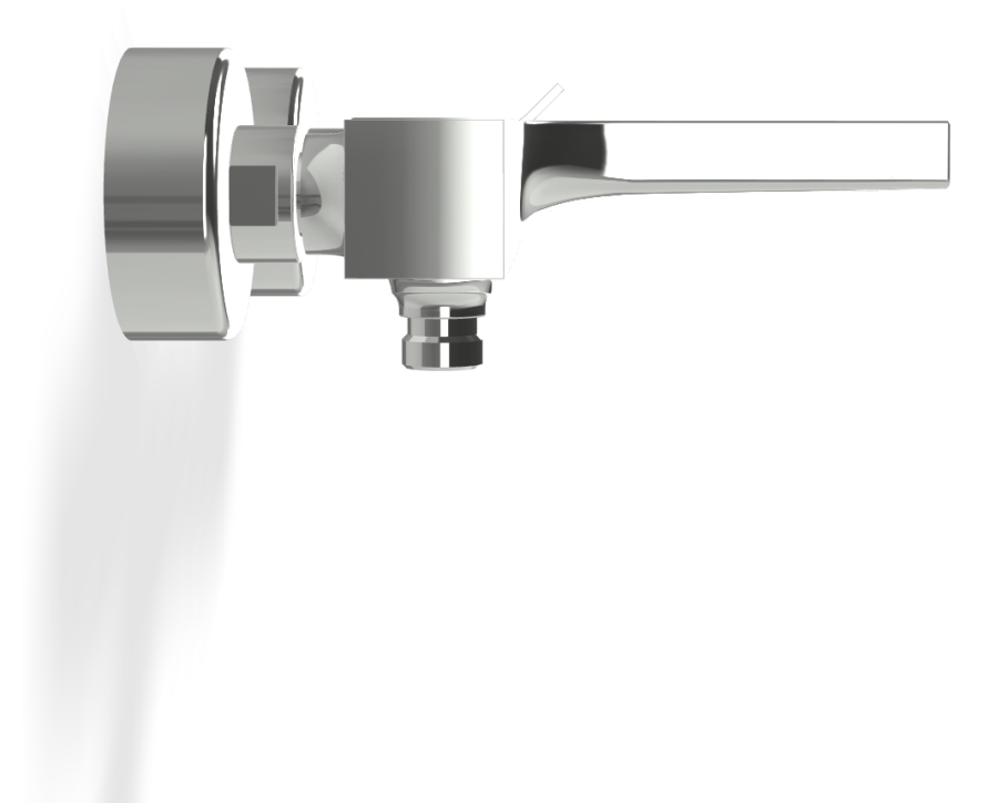 Смеситель для ванны Carlo Frattini Zeta, без душевого комплекта, внешний монтаж, цвет хром - изображение 2