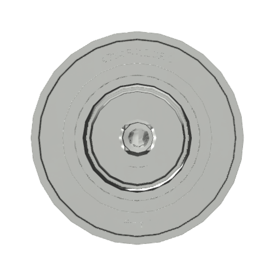 Смеситель для душа Carlo Frattini Spillo Tech, ручка X Collection, Ø70 мм, внешняя часть, цвет хром - изображение 3