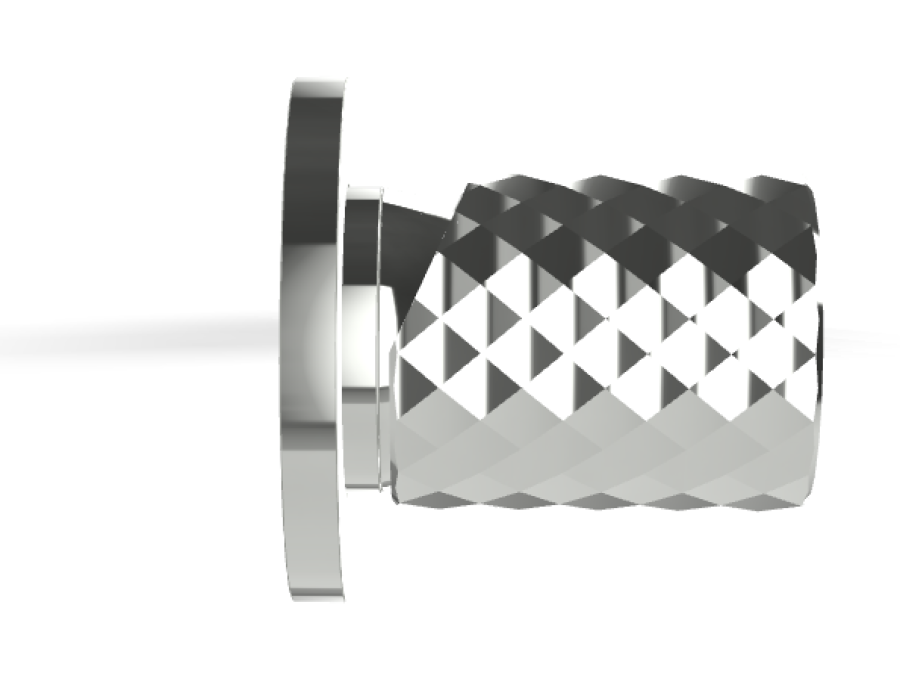 Смеситель для душа Carlo Frattini Spillo Tech, ручка X Collection, Ø70 мм, внешняя часть, цвет хром - изображение 2