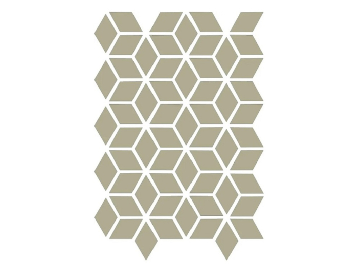 На изображении товар Etruria Керамогранит Xxs Rombo E 4X7 Su Rete Monocolore Salvia от официального представителя в Москве