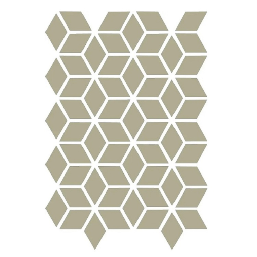 Etruria Керамогранит Xxs Rombo E 4X7 Su Rete Monocolore Salvia