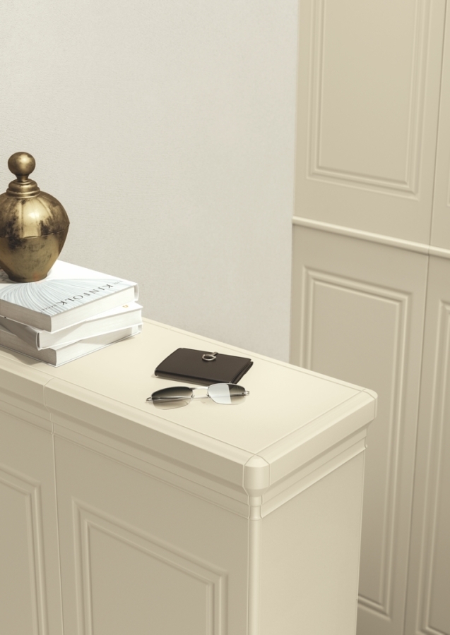 CERAMICHE GRAZIA Бордюр ELEGANCE COPRISPIGOLO  1,2X25,3 BONE CRAQUELE - изображение 1