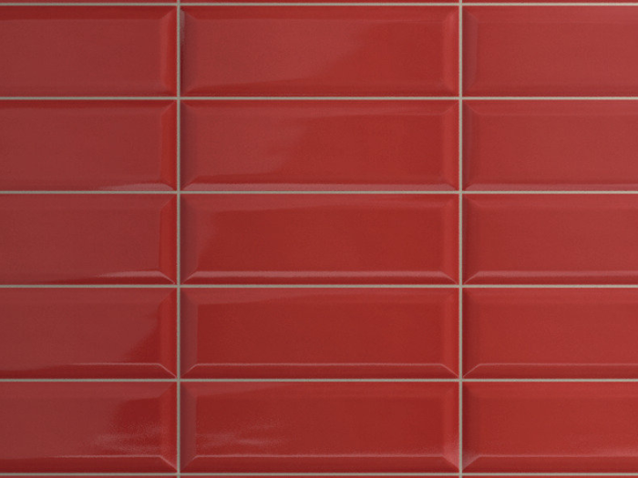 На изображении товар Iris ceramica Керамическая плитка Adamas Ruber glossy 10x30 от официального представителя в Москве