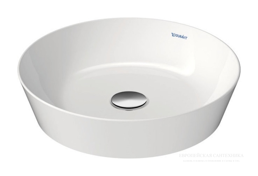 Раковина Duravit Cape Cod накладная, Ø 430 мм, цвет белый
