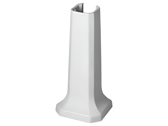 На изображении товар Пьедестал для раковины Duravit Series 1930 напольный, 296x280 мм, цвет белый от официального представителя в Москве