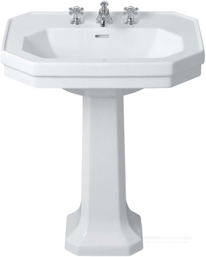 Пьедестал для раковины Duravit Series 1930 напольный, 296x280 мм, цвет белый - изображение 1