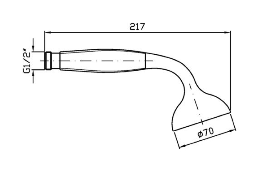 Лейка ручная Zucchetti Bellagio, цвет хром - изображение 2